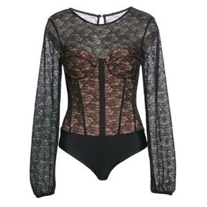 Cami NYC lace corset bodysuit size XS